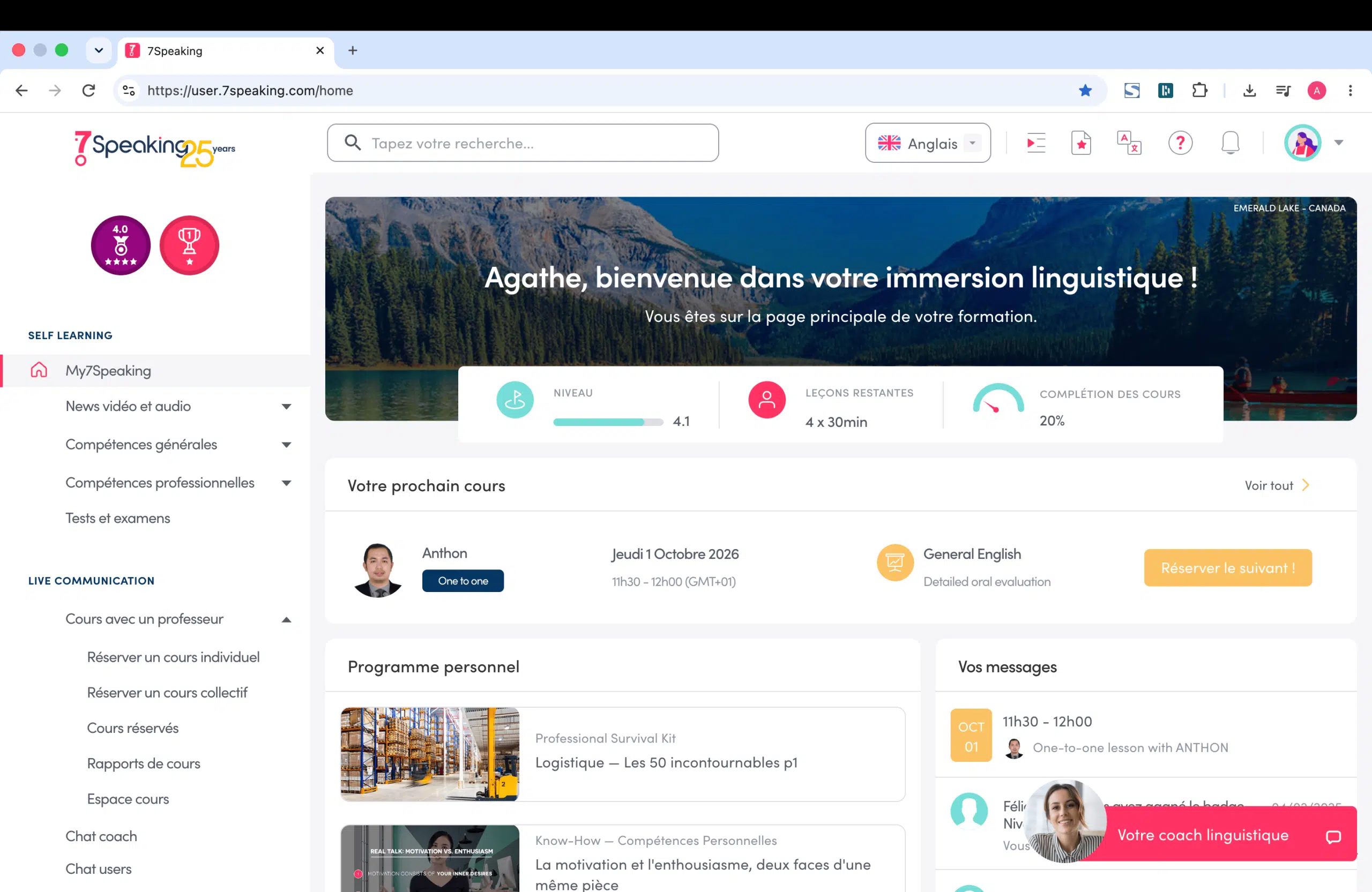 Plataforma my7Speaking